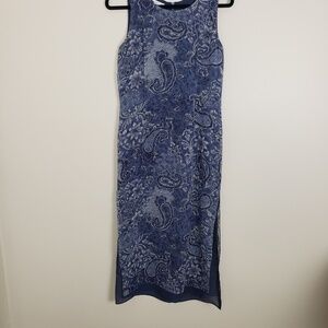 Pursuits, Ltd sleeveless maxi dress D7